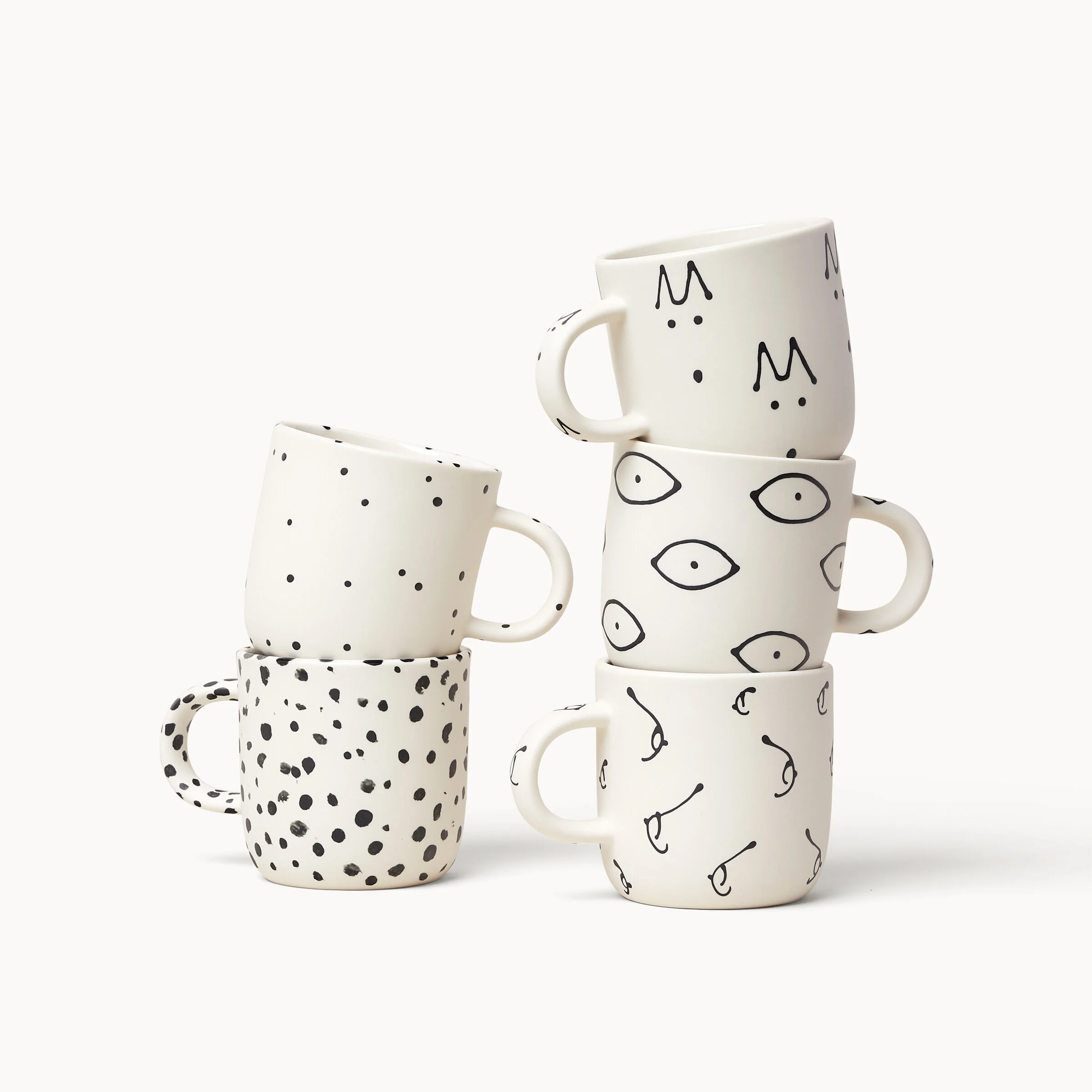 PADLLERS COFFEE WOOL DOT MUG CUP 三好ラグ Dot Mug — Franca NYC